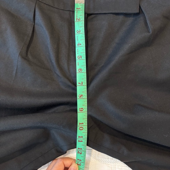 Carven Wool Black Wide-Leg Trousers, FR 38/US M, Classic Career-wear Chic - Picture 8 of 10